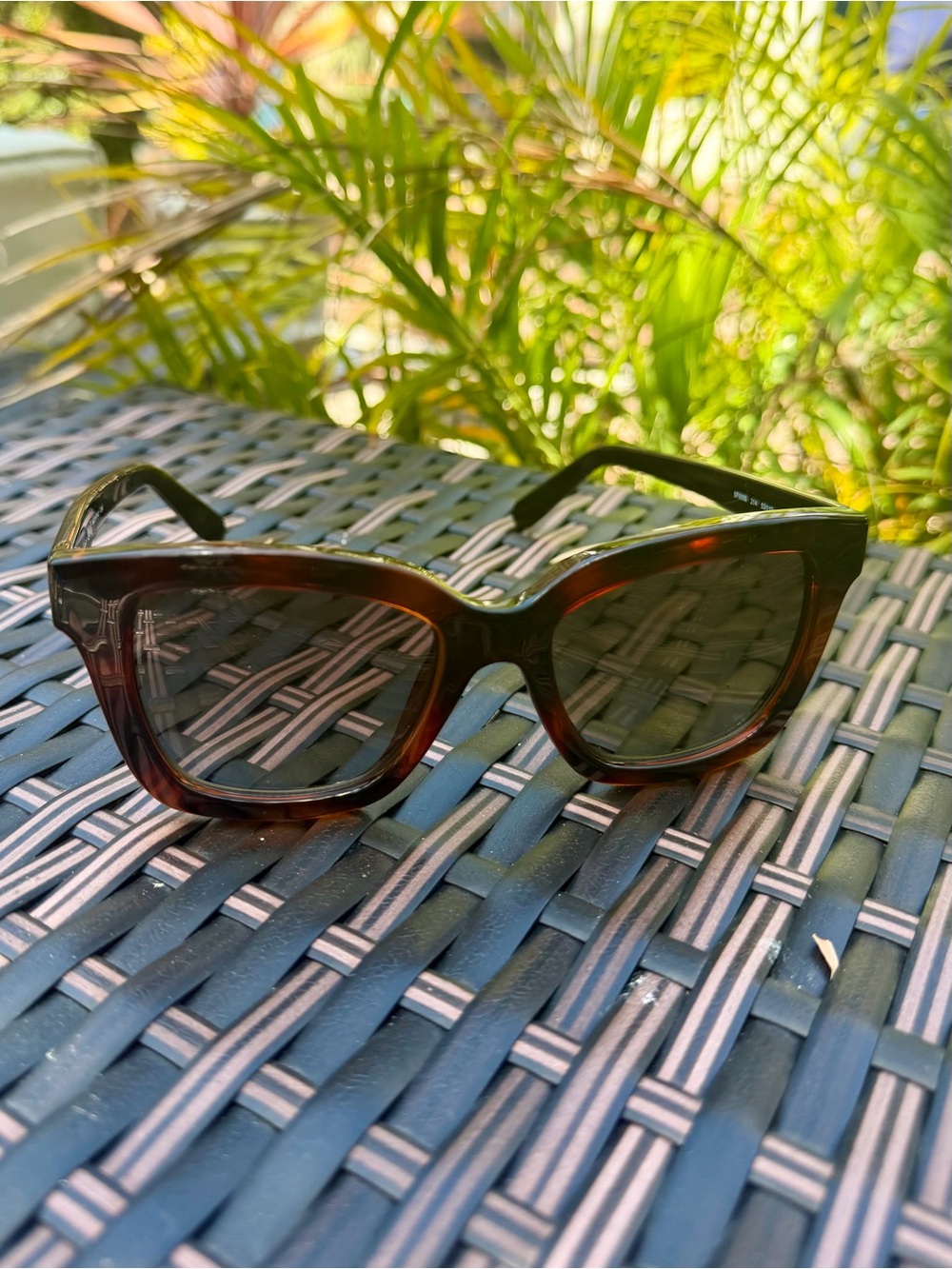 Salvatore Ferragamo Tortoise Sunglasses with Case